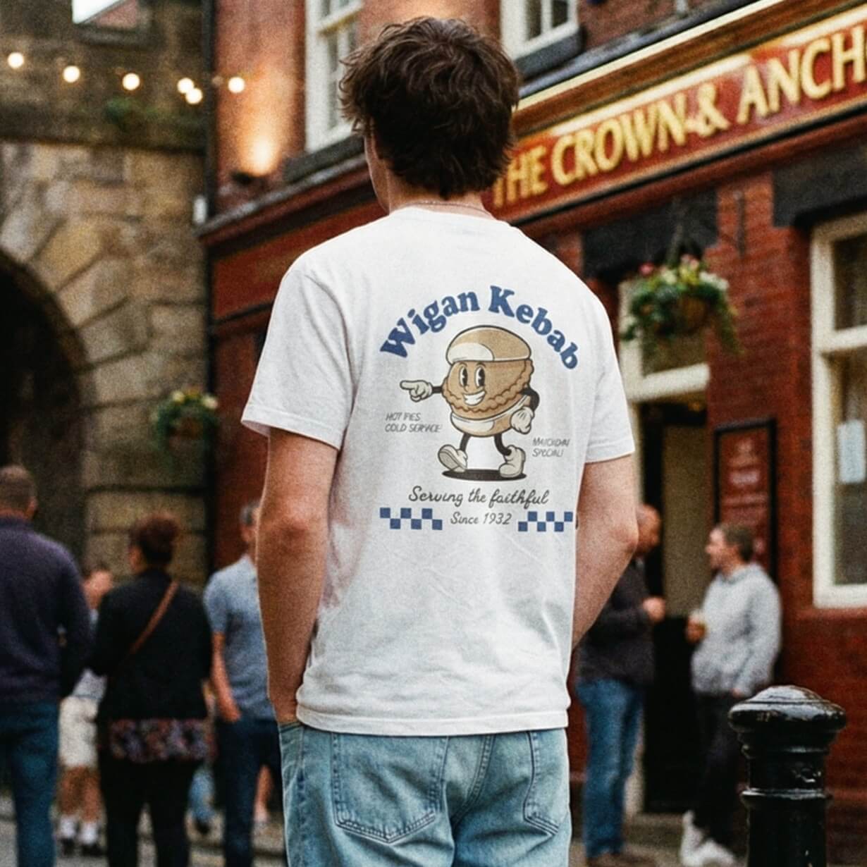 Wigan Kebab White Tee