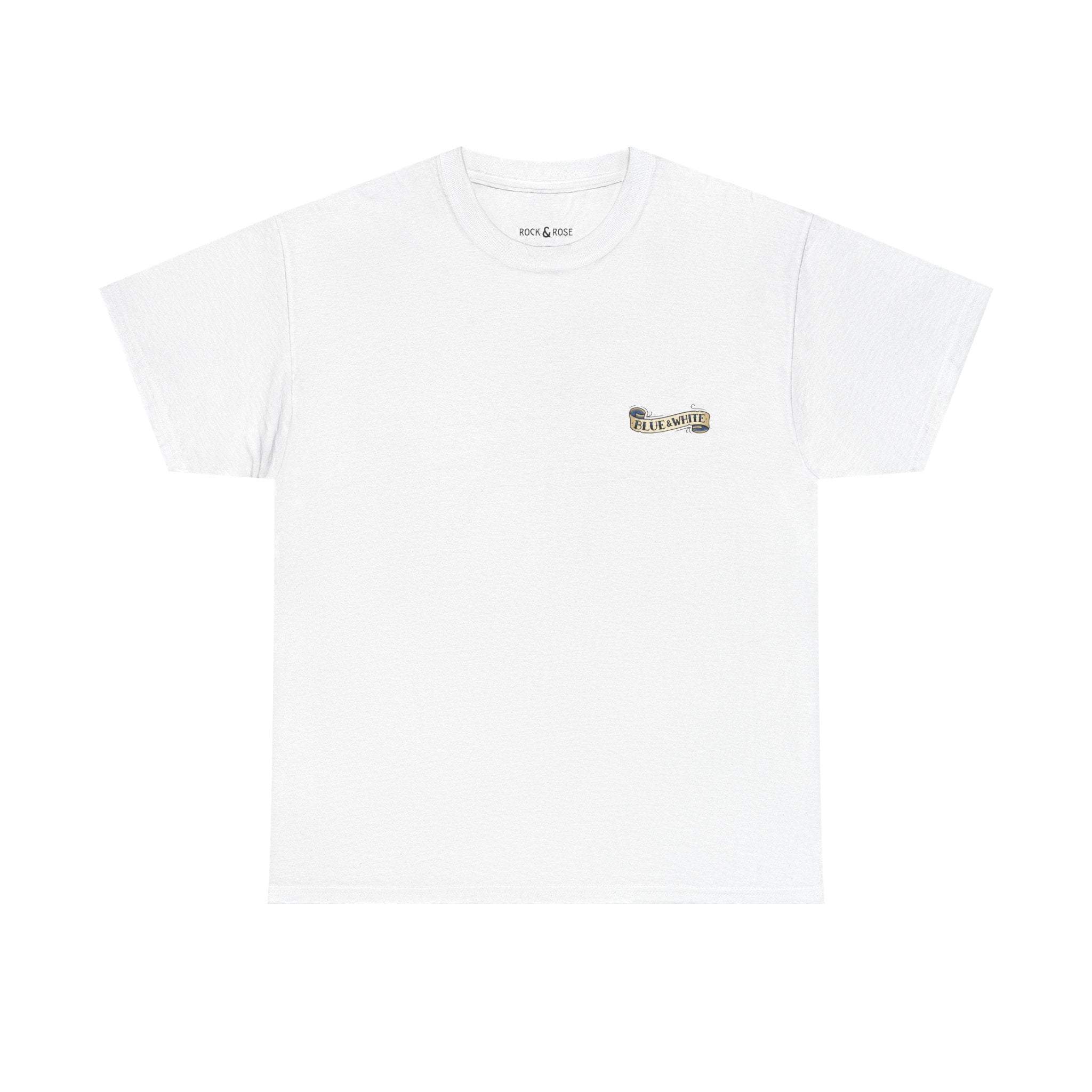 Wigan Blue & White Army White Tee