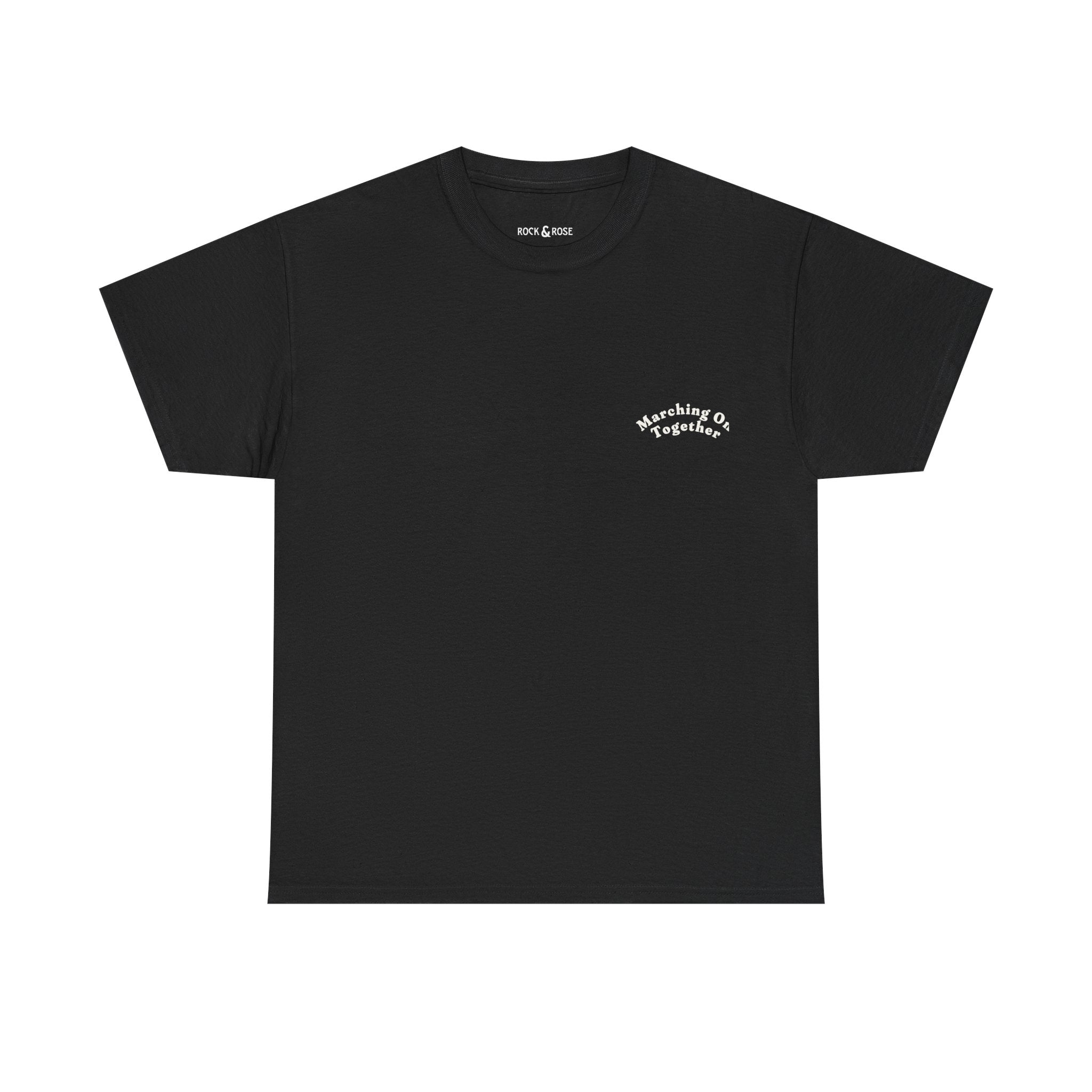 Leeds Utd Marching On Together Black Tee