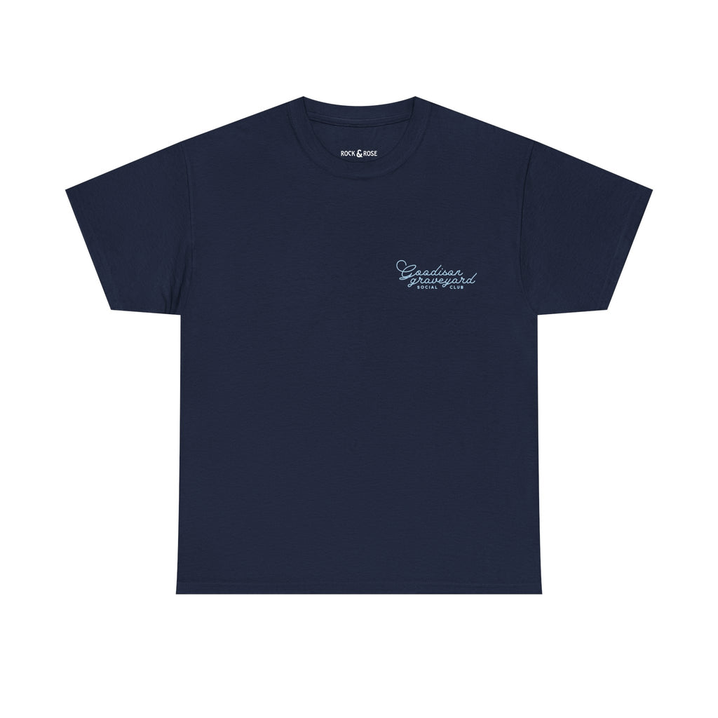 Everton Goodison Graveyard Social Club Navy Tee