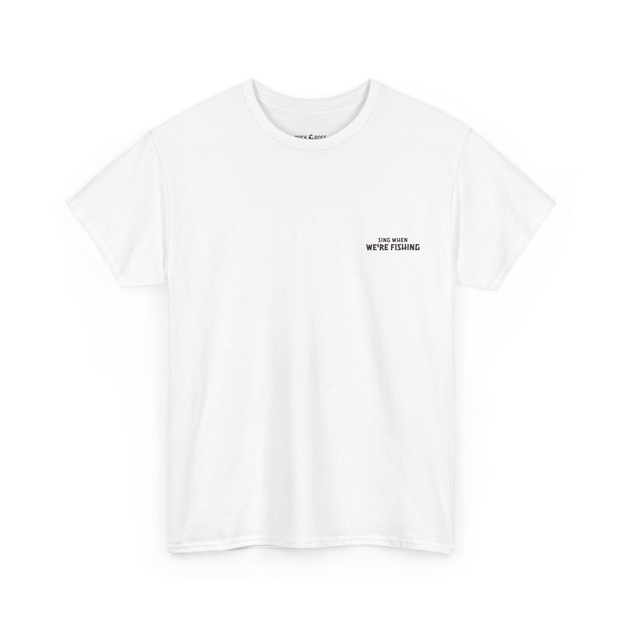 Grimsby Sing When We're Fishing White Tee