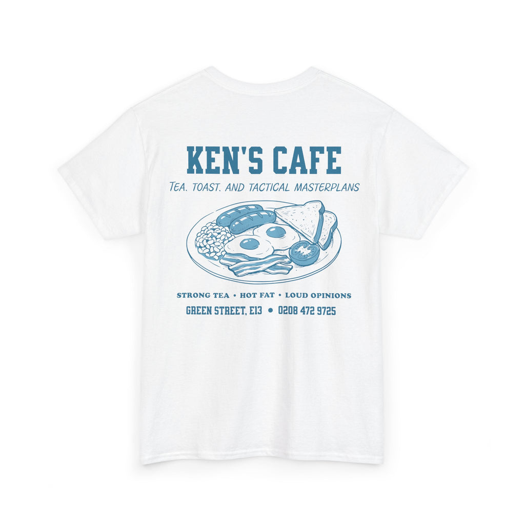 West Ham Ken's Cafe White & Blue Tee