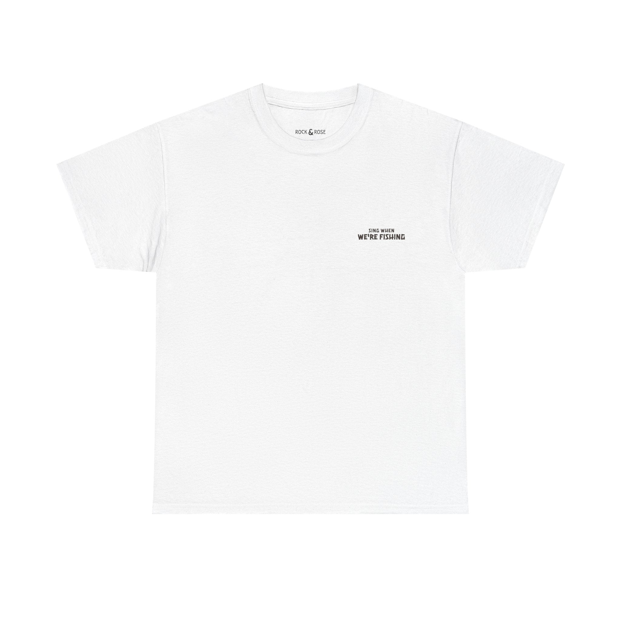 Grimsby Sing When We're Fishing White Tee