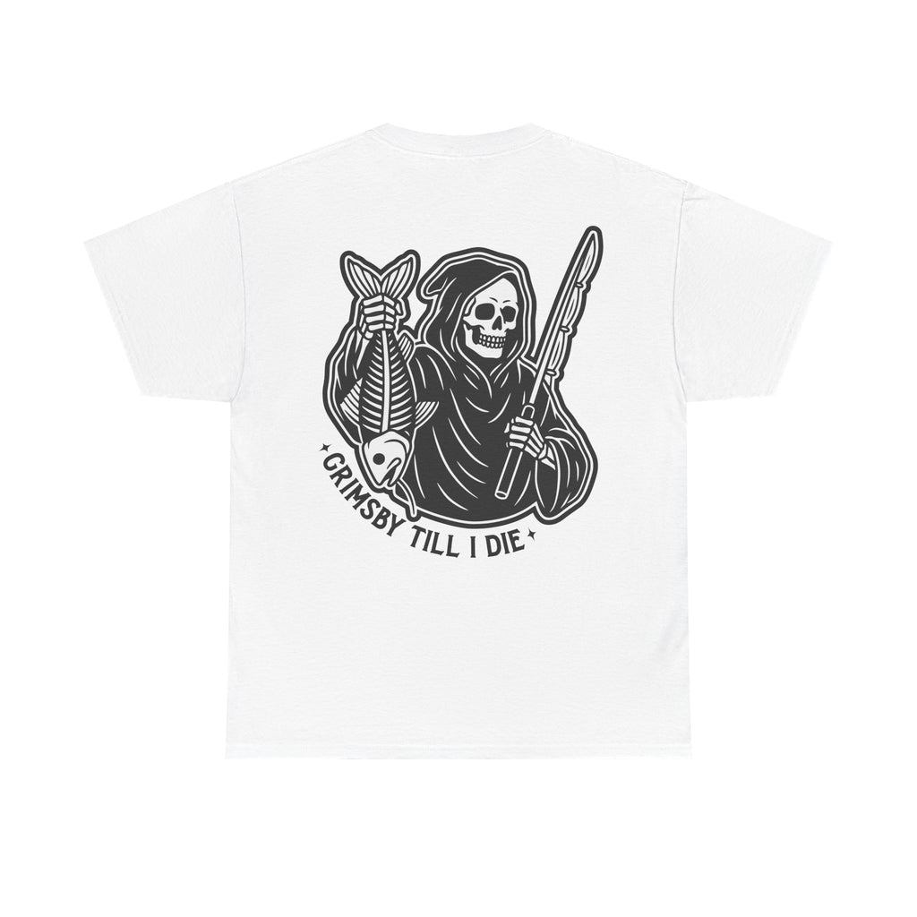 Grimsby Till I Die White Tee