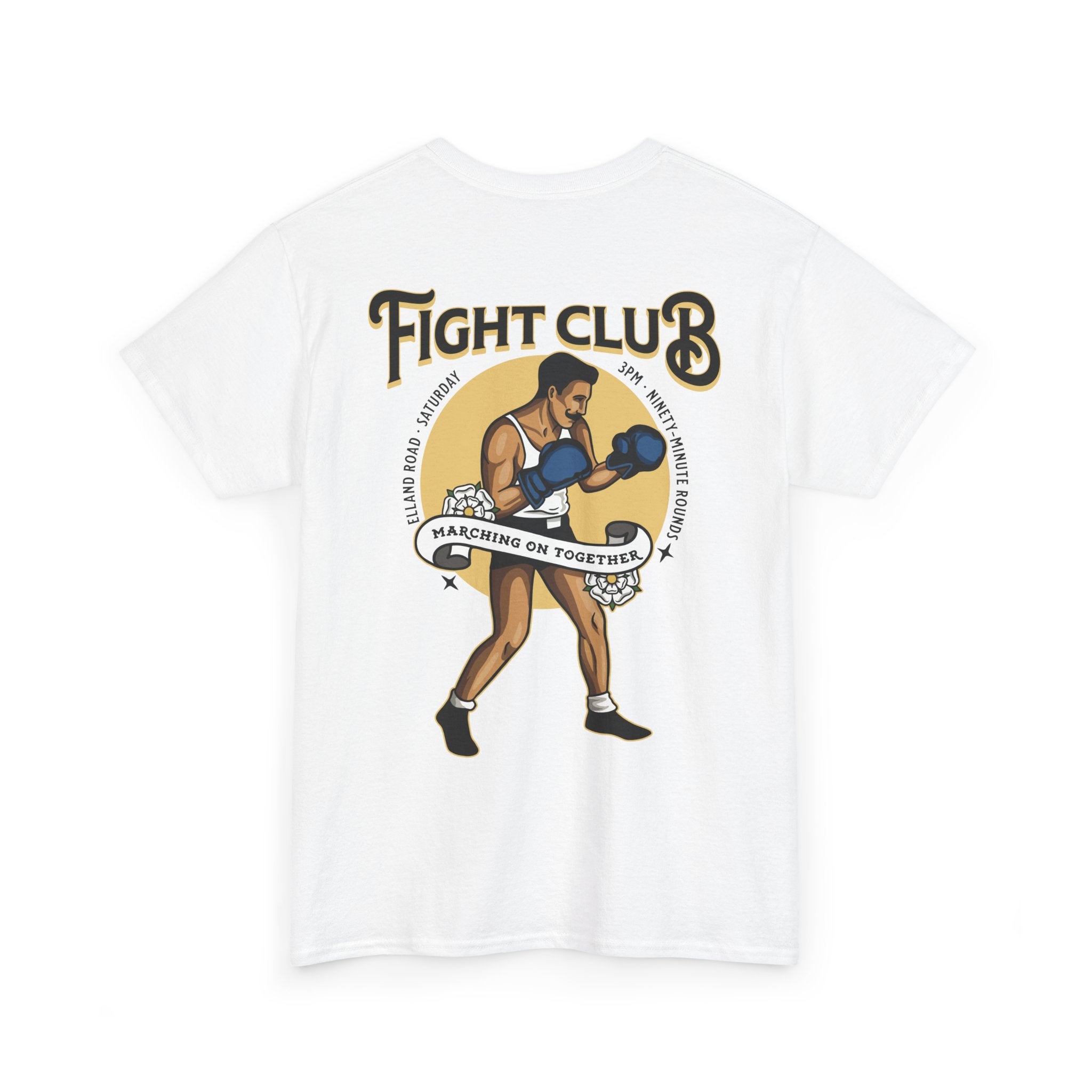 Leeds Utd Fight Club White Tee