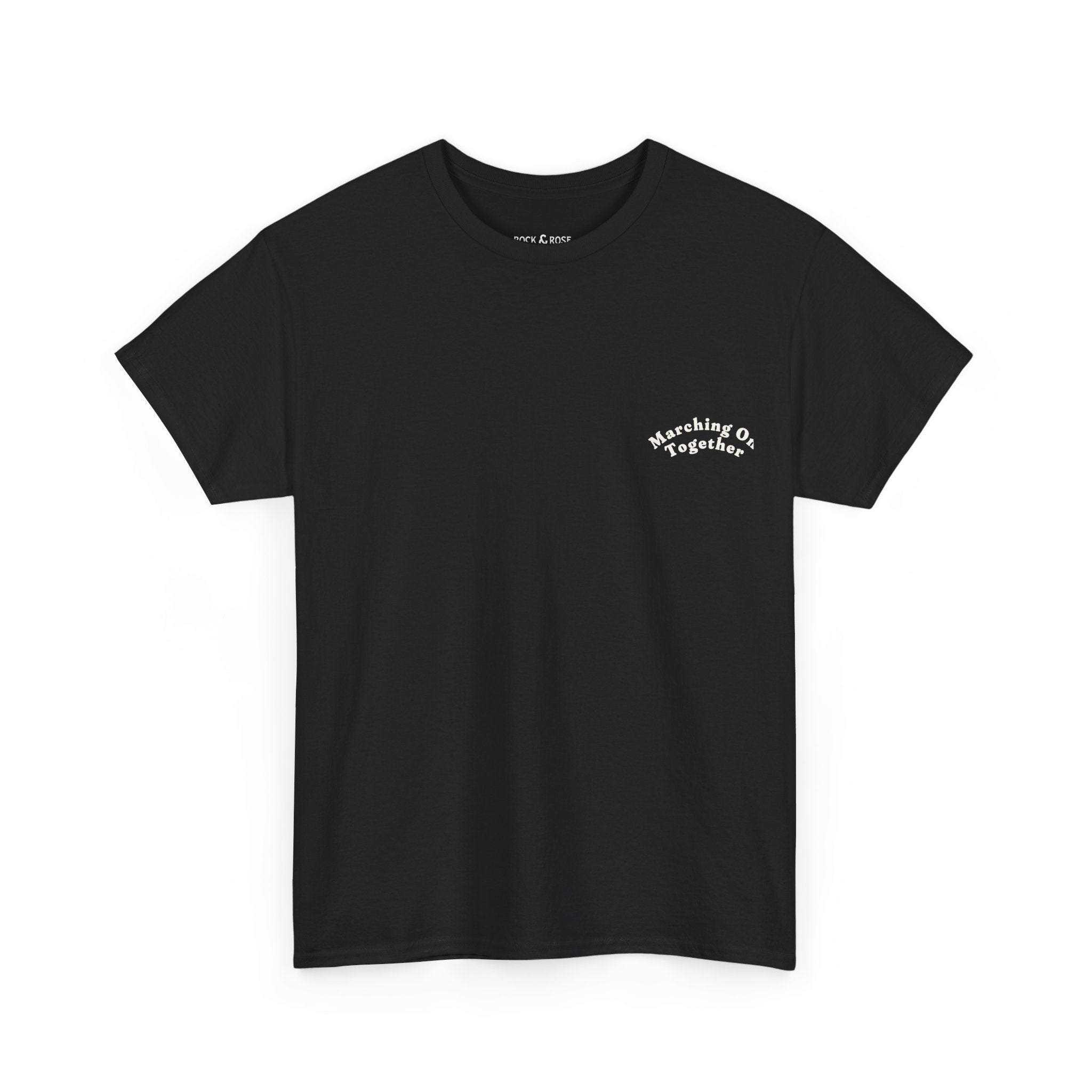 Leeds Utd Marching On Together Black Tee