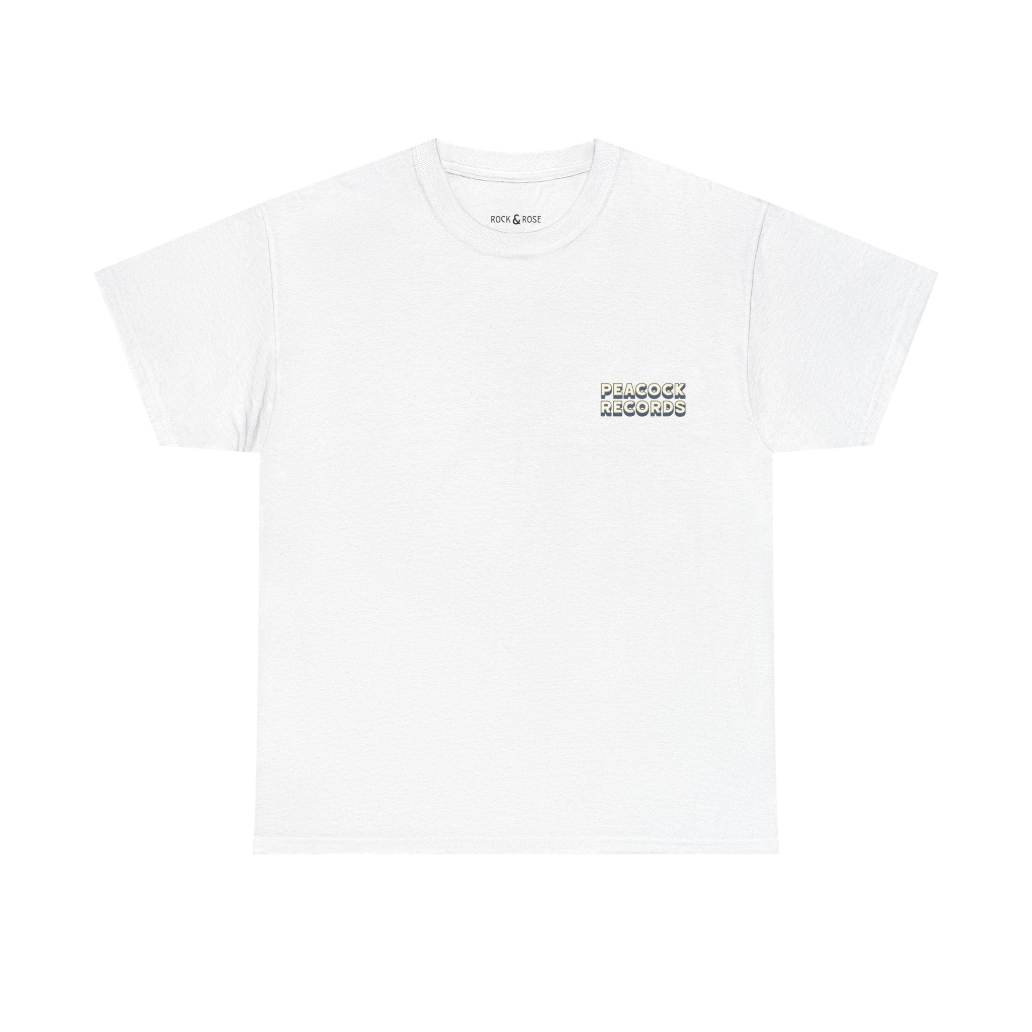 Leeds Utd Peacock Records White Tee