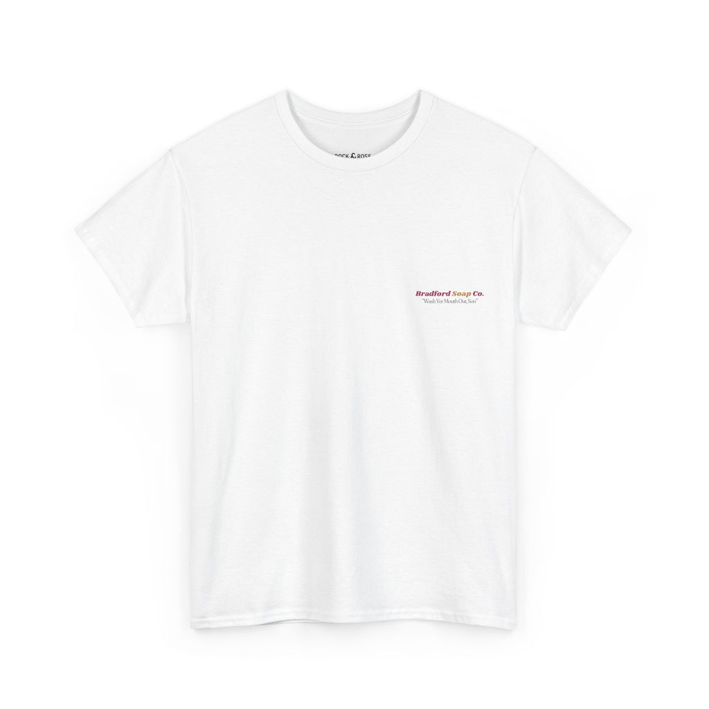 Bradford Wash Yer Mouth Out White Tee