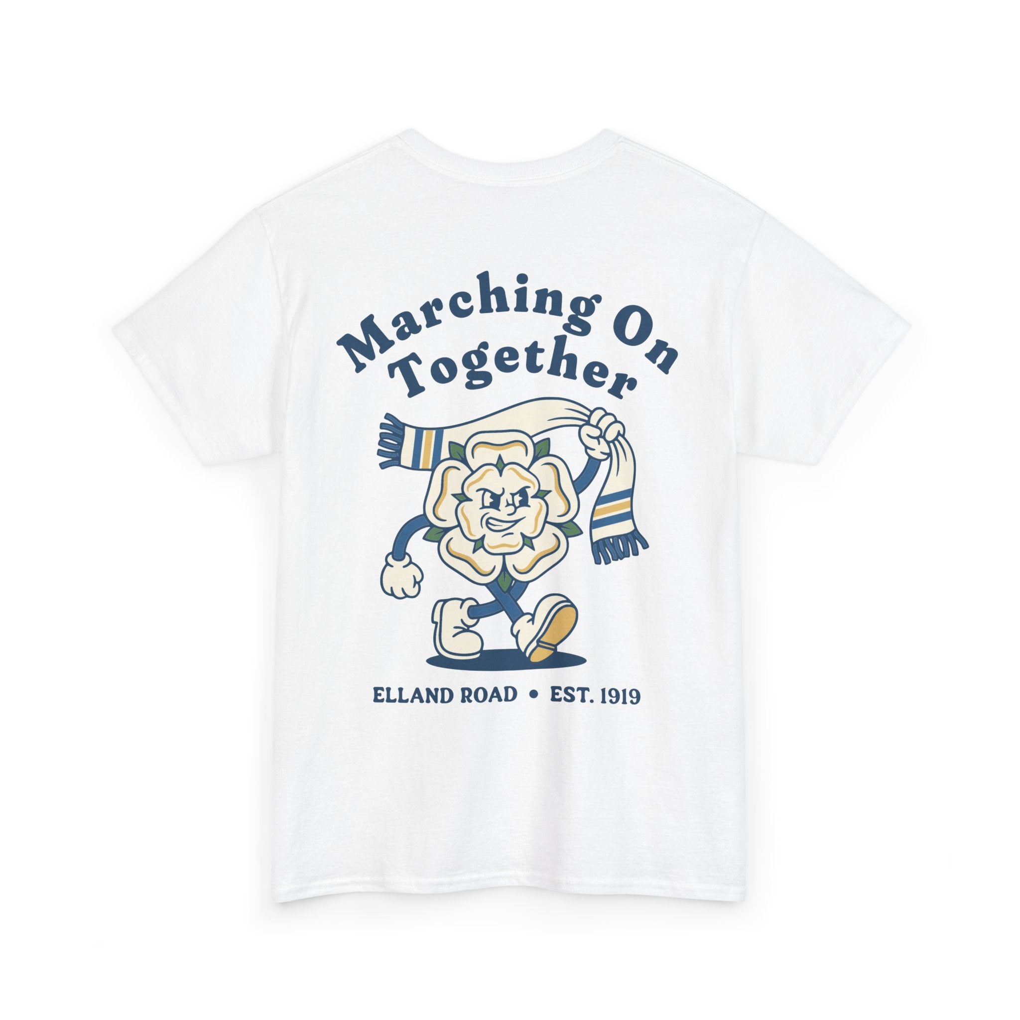 Leeds Utd Marching On Together White Tee