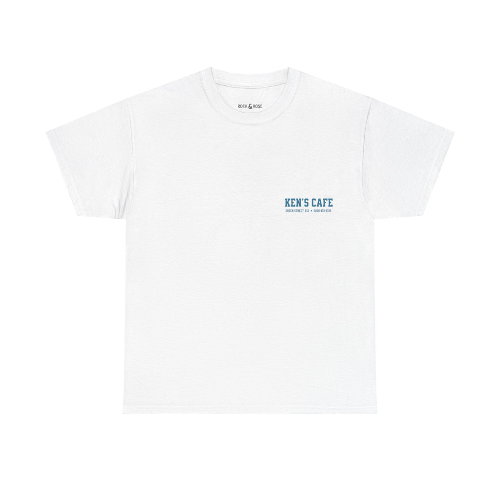 West Ham Ken's Cafe White & Blue Tee