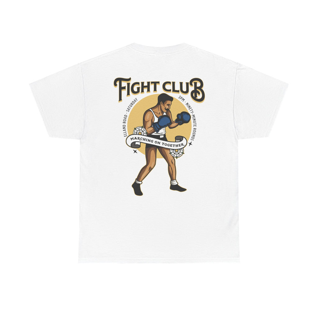 Leeds Utd Fight Club White Tee