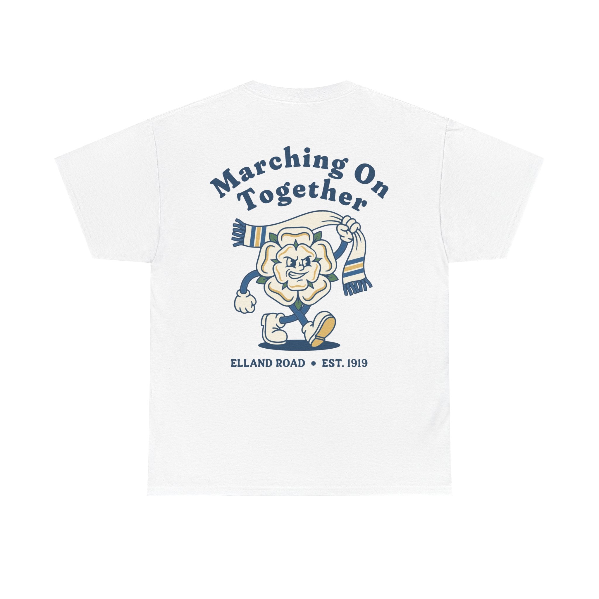 Leeds Utd Marching On Together White Tee