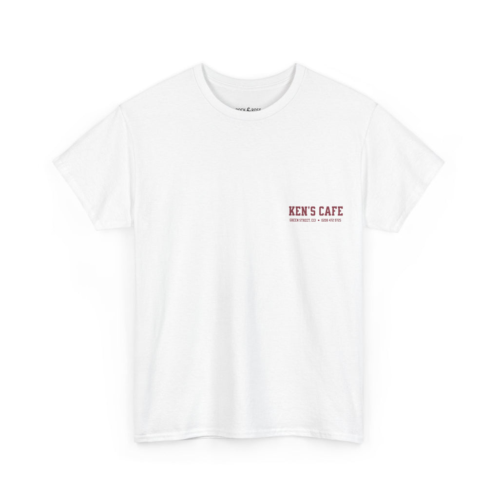 West Ham Ken's Cafe White & Claret Tee