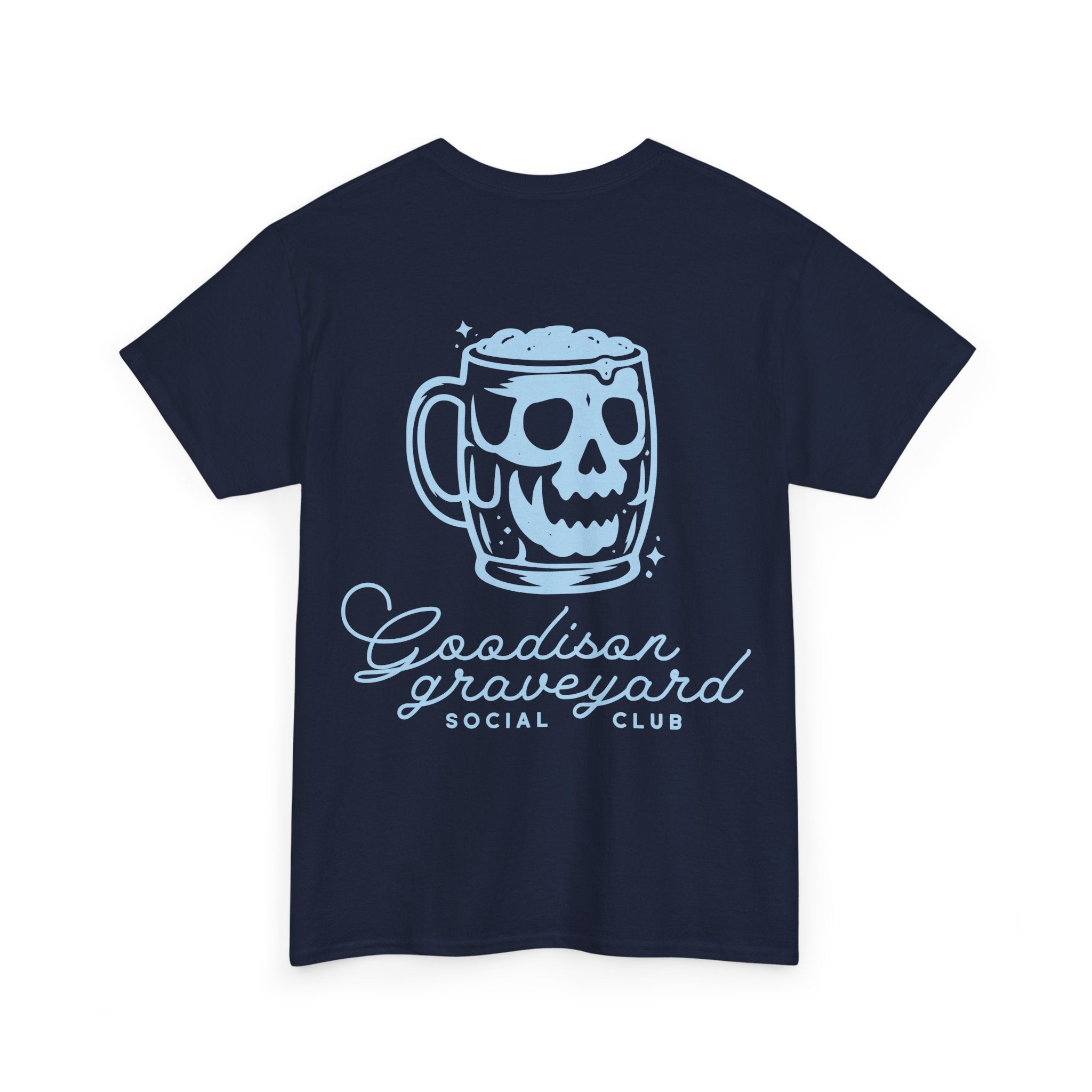 Everton Goodison Graveyard Social Club Navy Tee