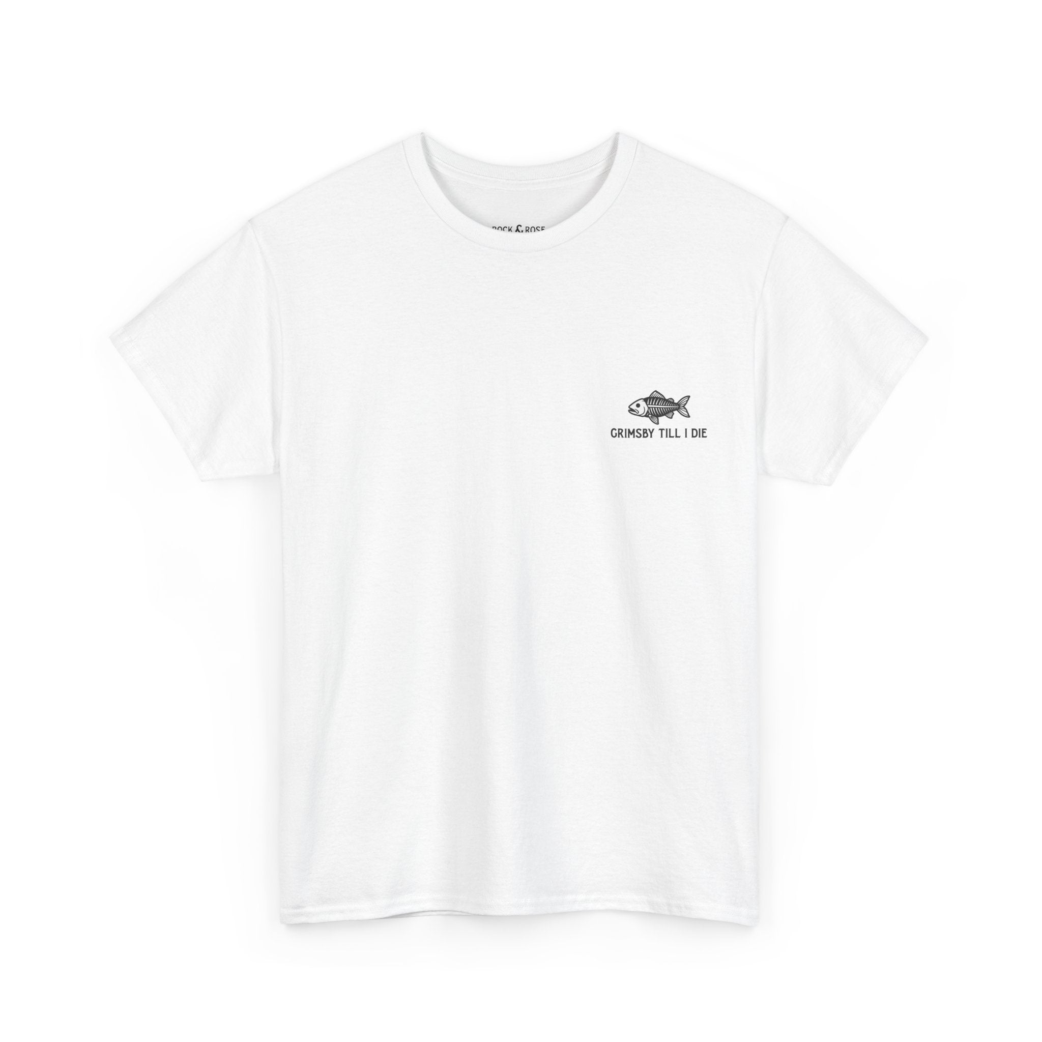 Grimsby Till I Die White Tee