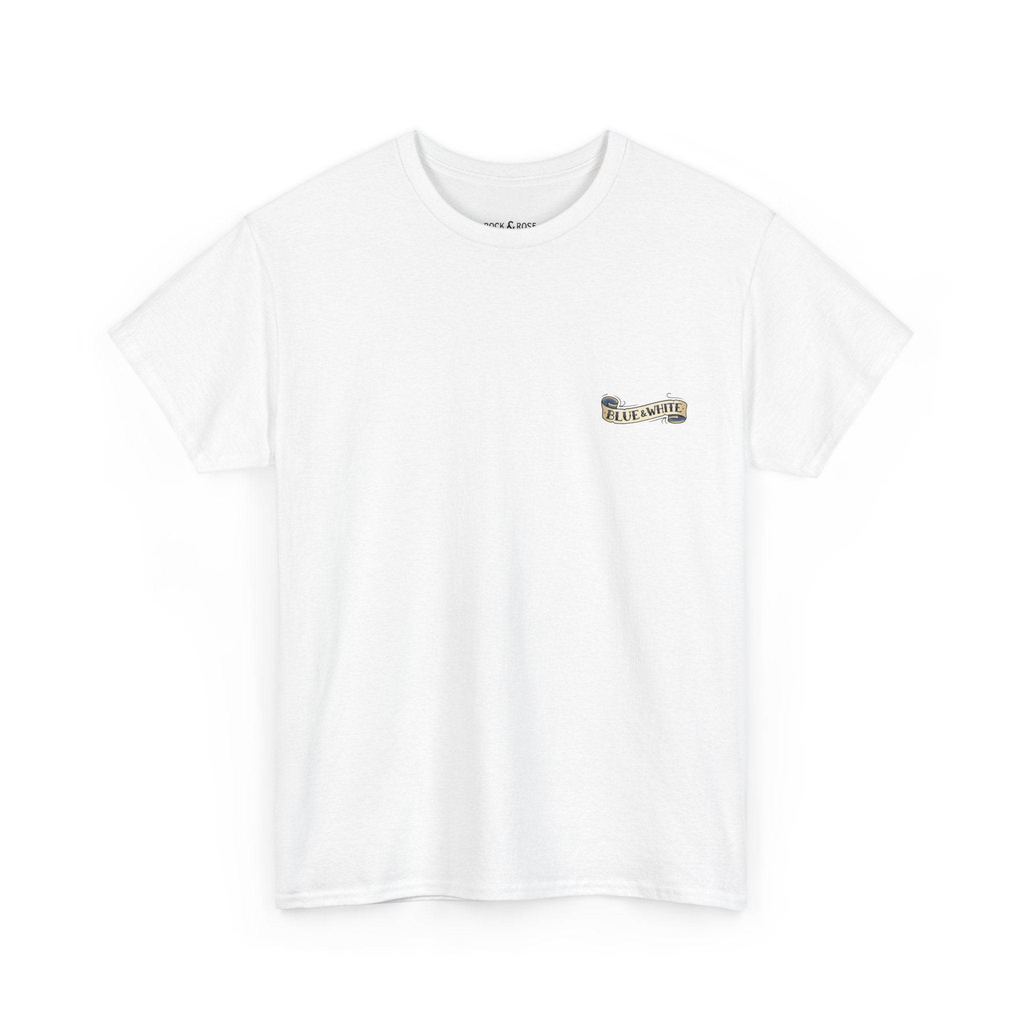 Wigan Blue & White Army White Tee