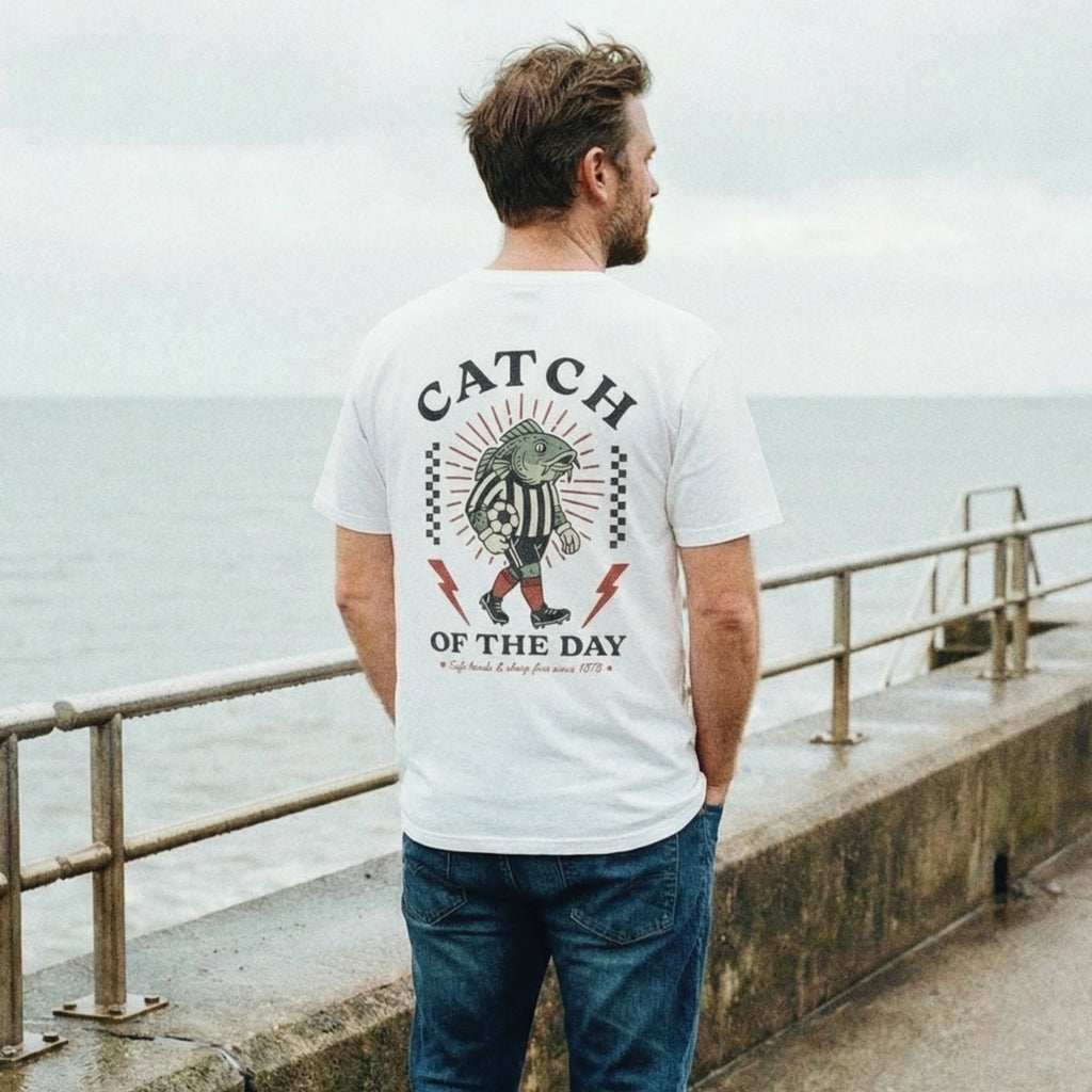 Grimsby Town Catch of the Day White Tee