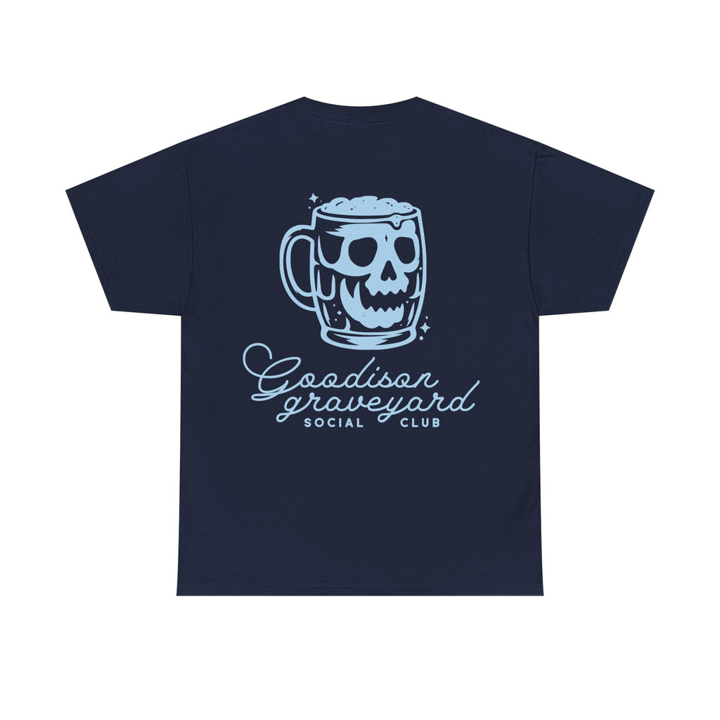 Everton Goodison Graveyard Social Club Navy Tee