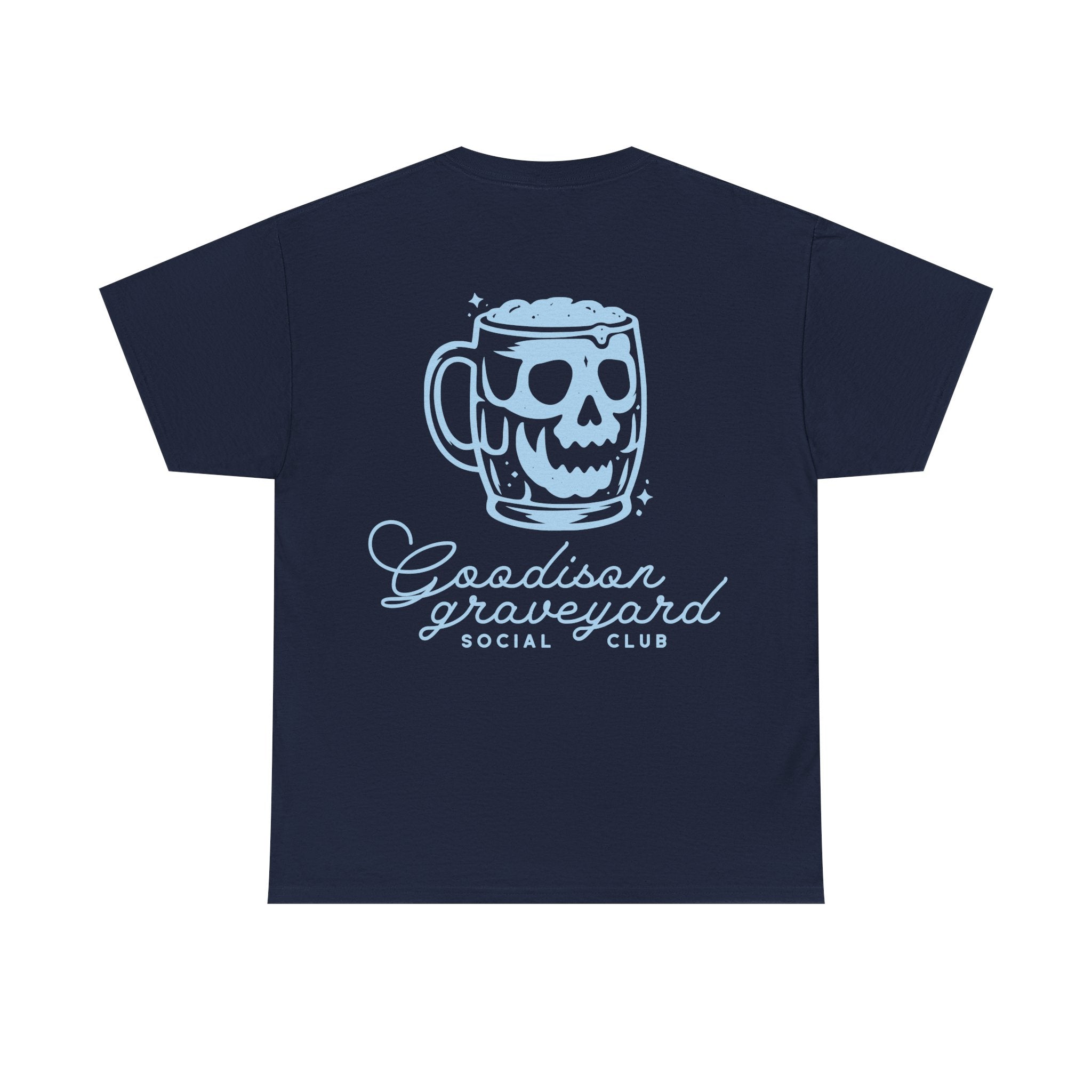 Everton Goodison Graveyard Social Club Navy Tee