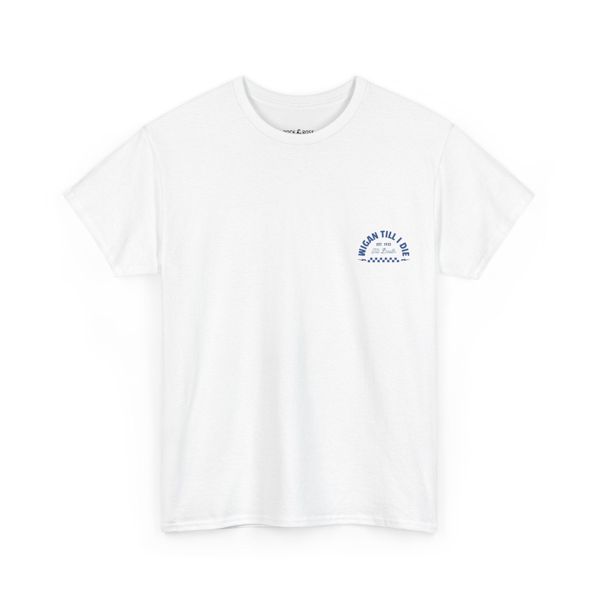 Wigan Till I Die White Tee
