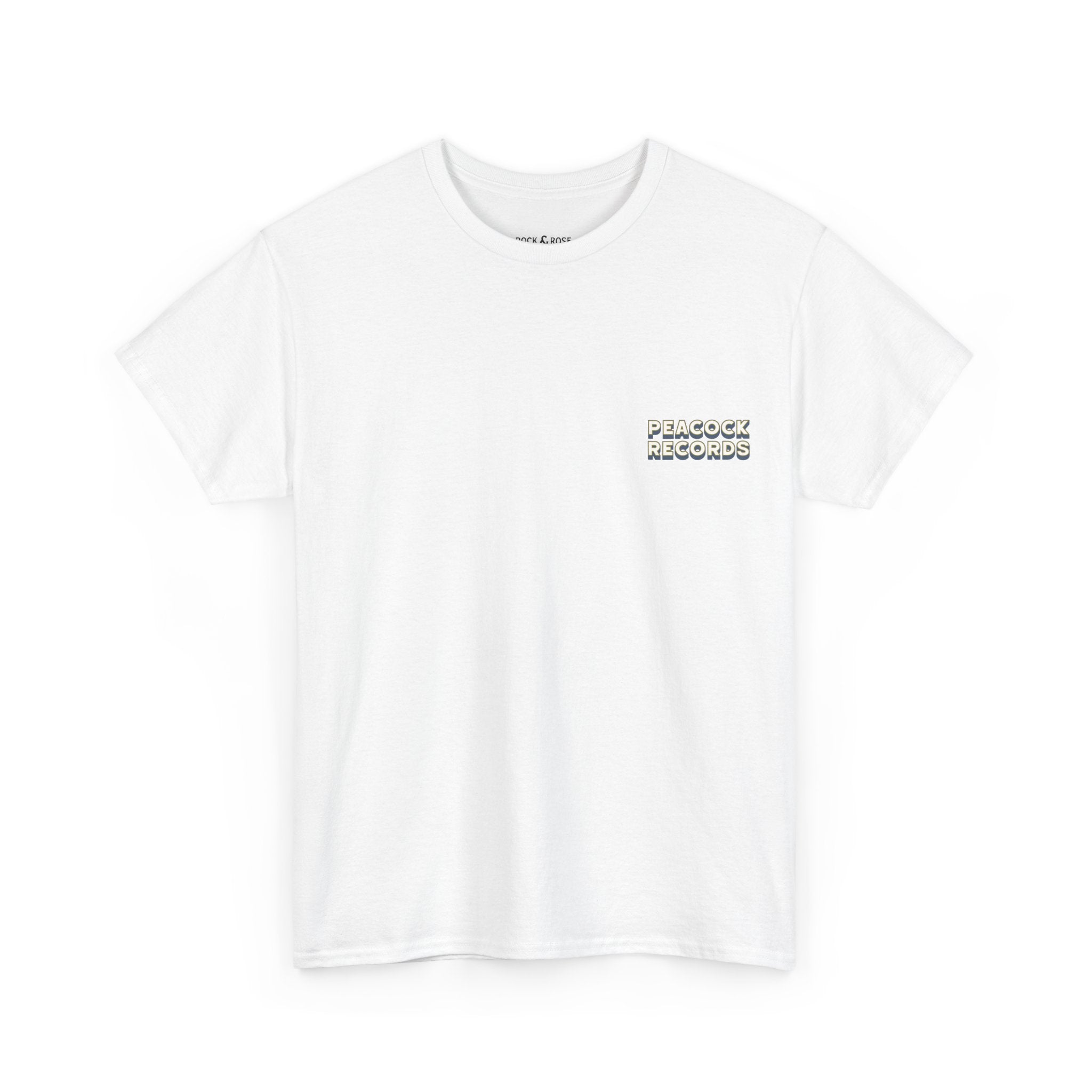 Leeds Utd Peacock Records White Tee