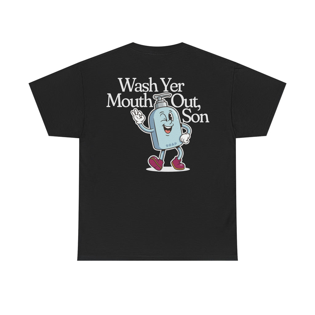 Bradford Wash Yer Mouth Out White Tee