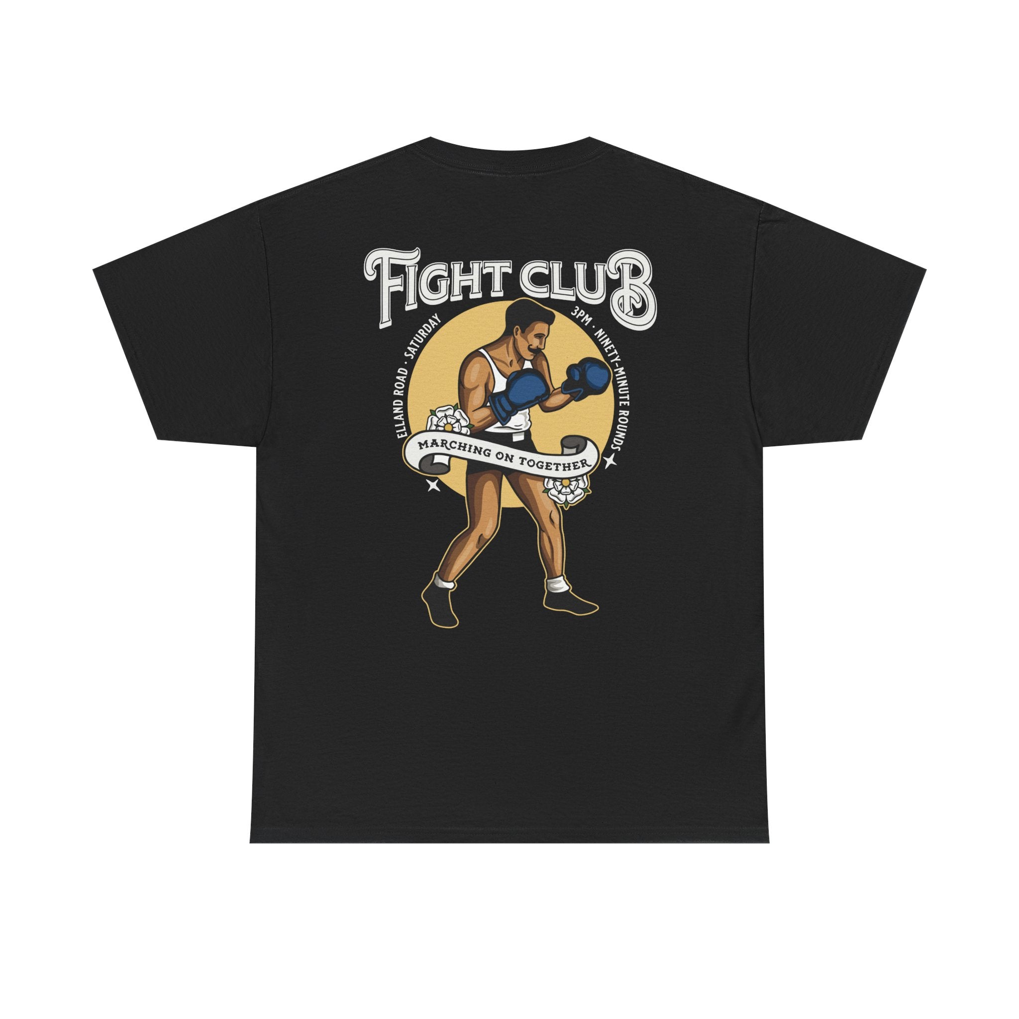 Leeds Utd Fight Club Black Tee