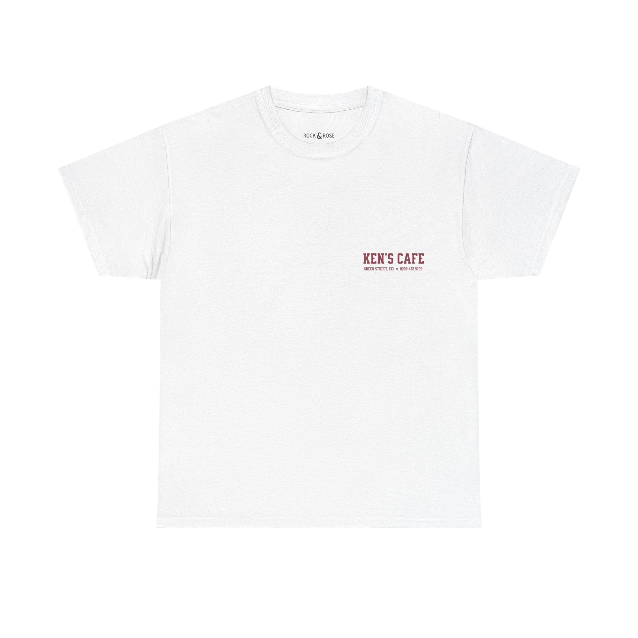 West Ham Ken's Cafe White & Claret Tee