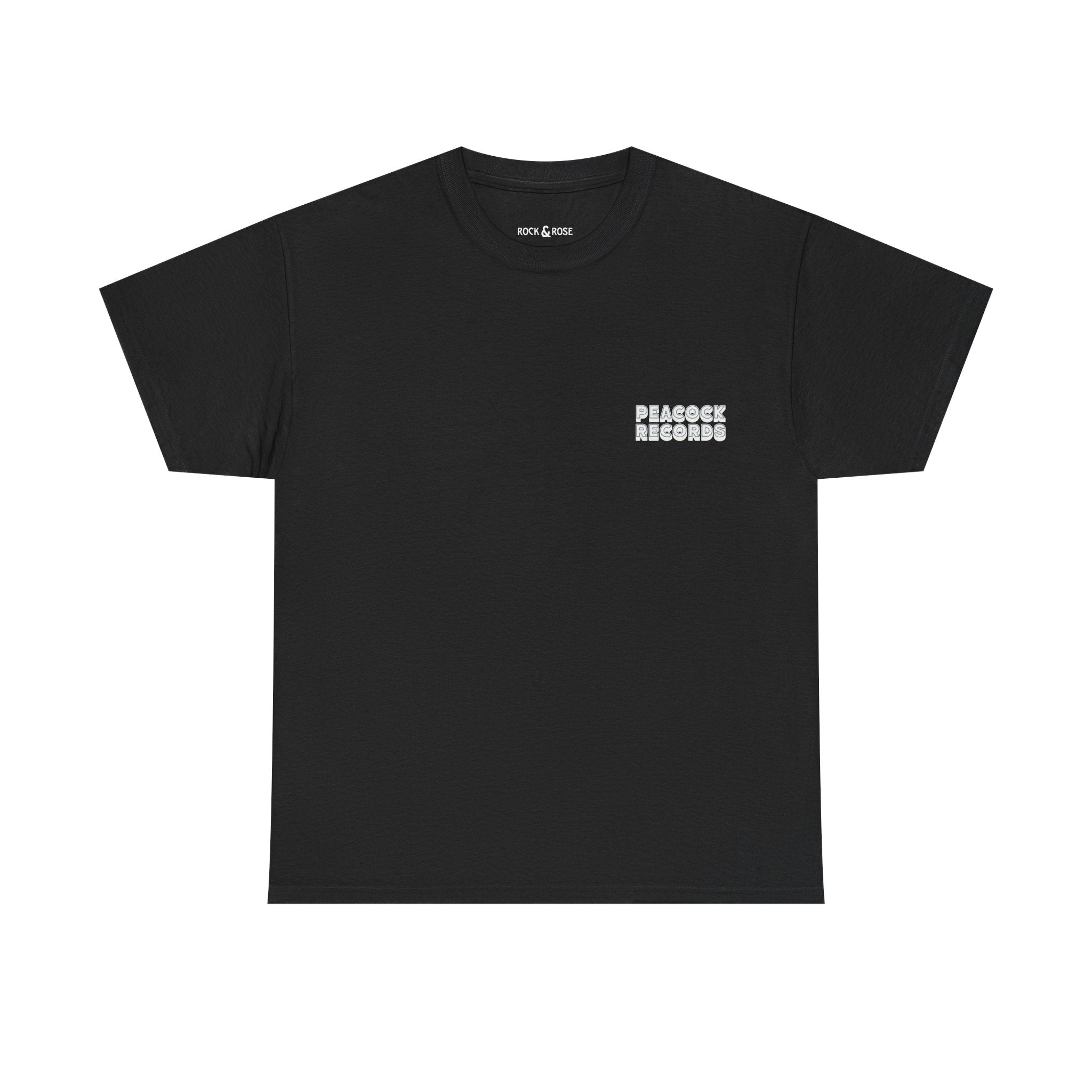 Leeds Utd Peacock Records Black Tee