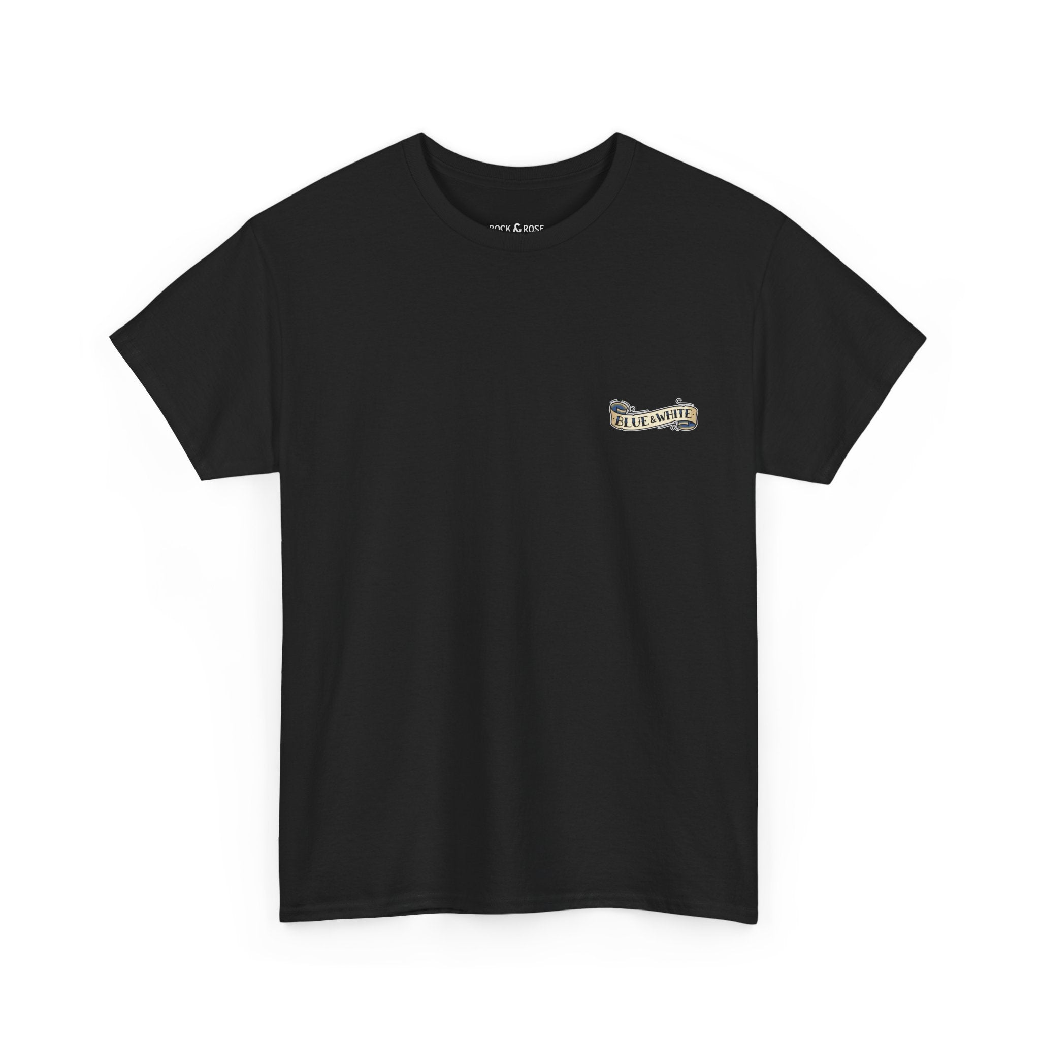 Wigan Blue & White Army Black Tee