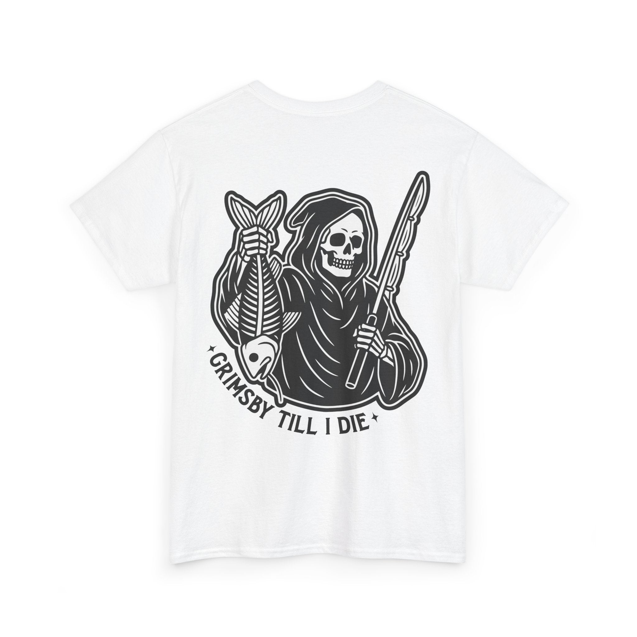 Grimsby Till I Die White Tee