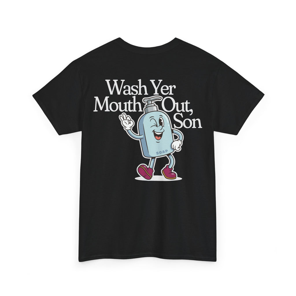 Bradford Wash Yer Mouth Out White Tee
