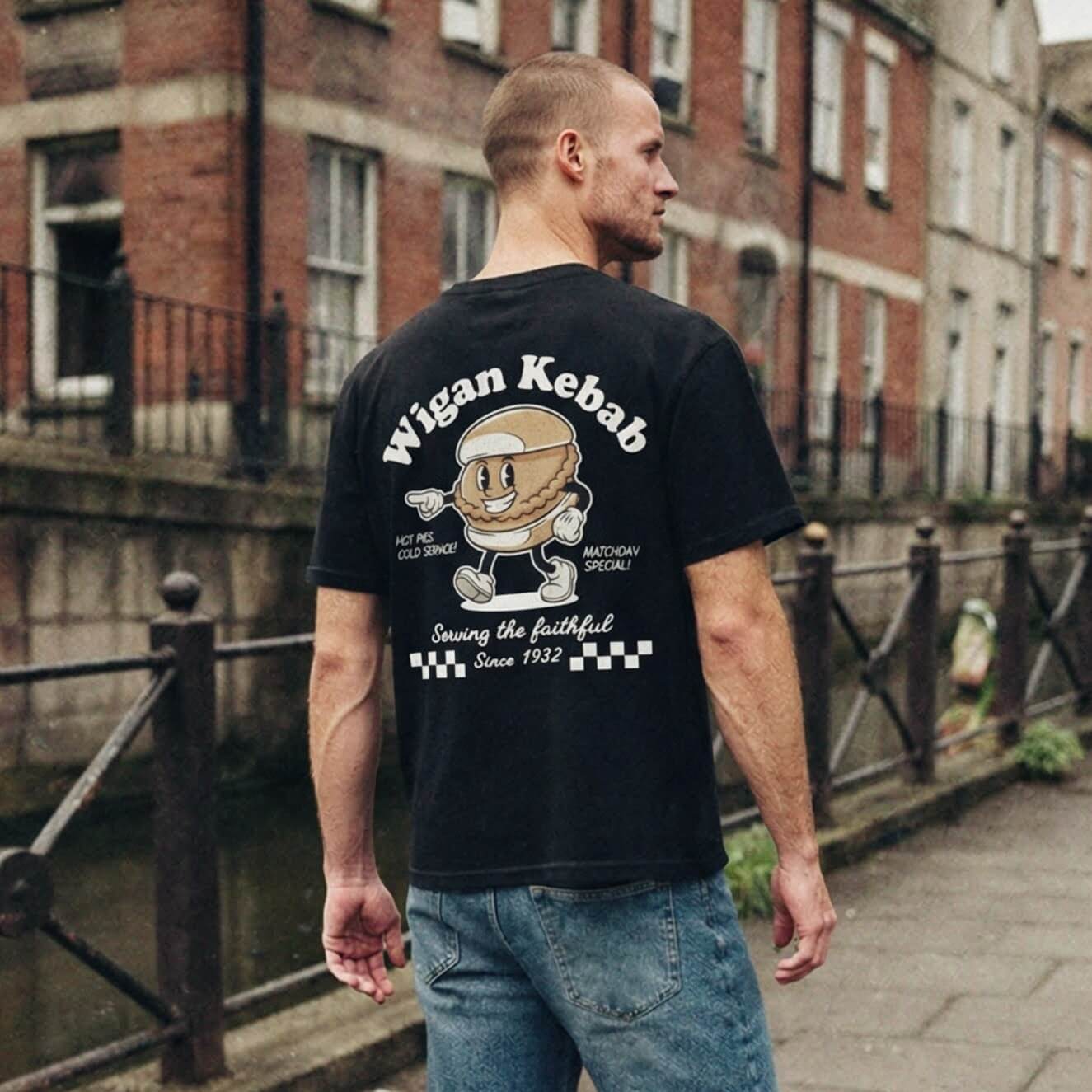 Wigan Kebab Black Tee
